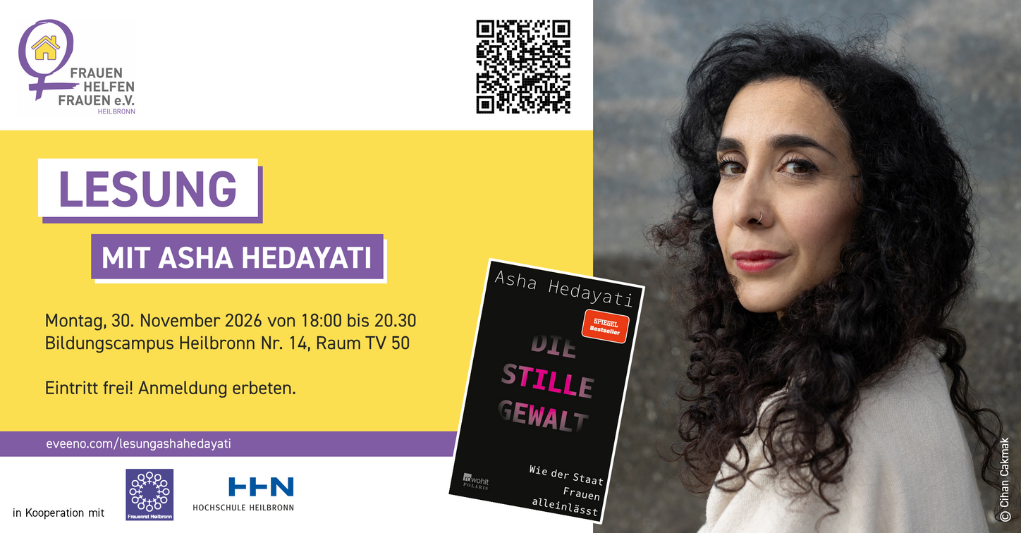 Lesung mit Asha Hedayati - Die stille Gewalt