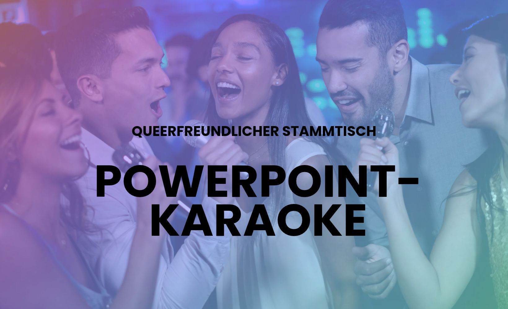 Queerfreundlicher Stammtisch: Powerpoint-Karaoke