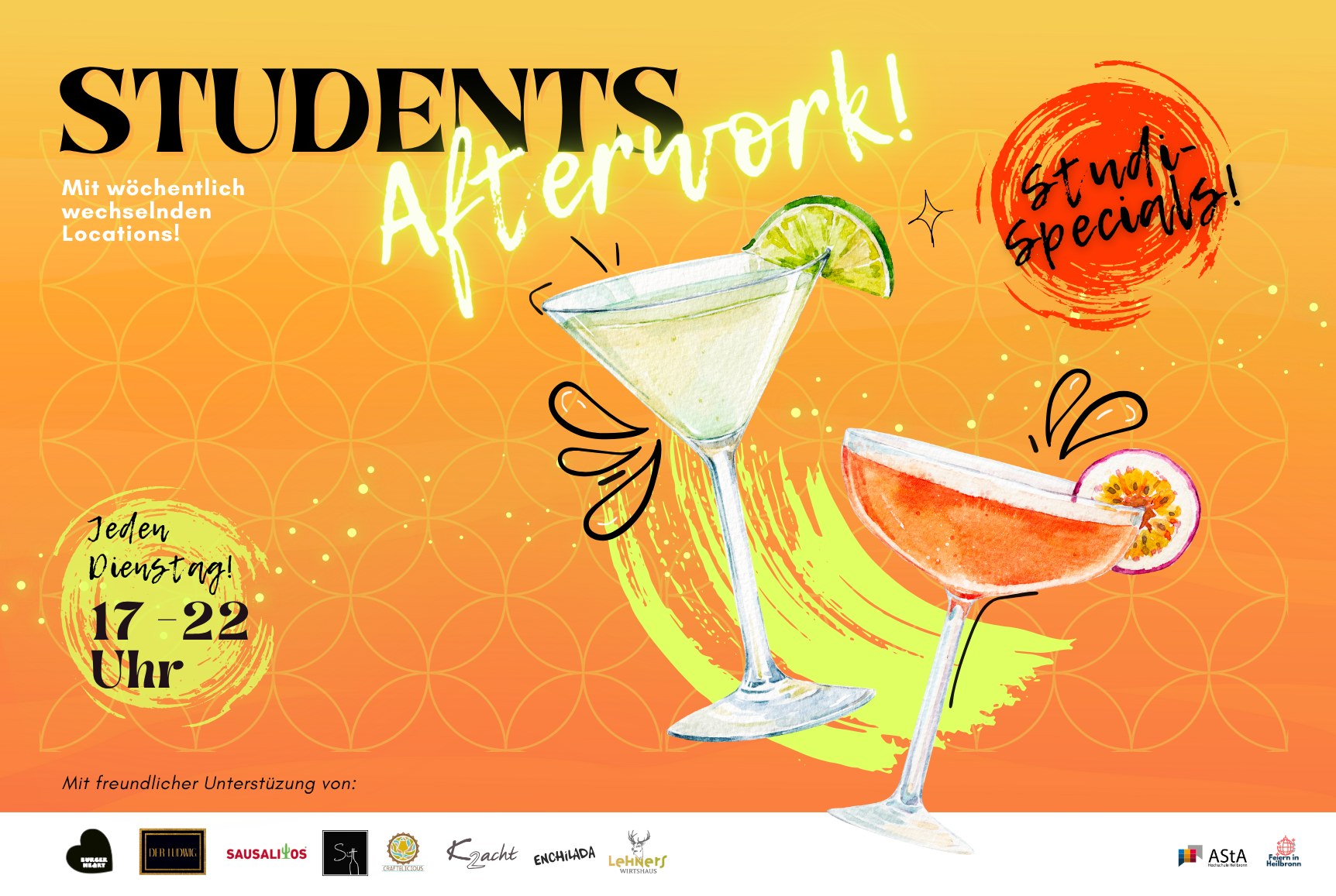Neue Woche, neue Bar – Das Students Afterwork Special! 🍸