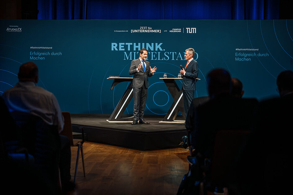 „RETHINK.MITTELSTAND – Erfolgreich durch Machen“ und TUM TALK
