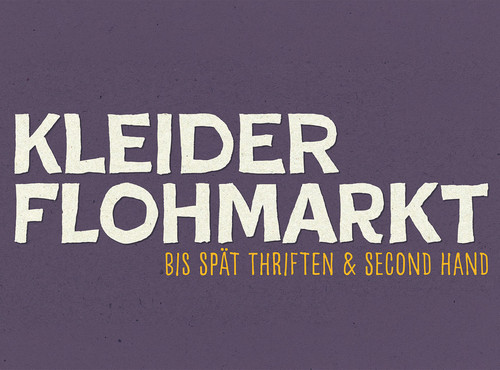 Kleider-Flohmarkt – bis spät thriften & second hand