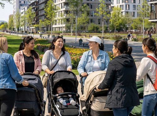 MumConnect - Walk & Talk für Mütter mit Baby auf dem Neckarbogen