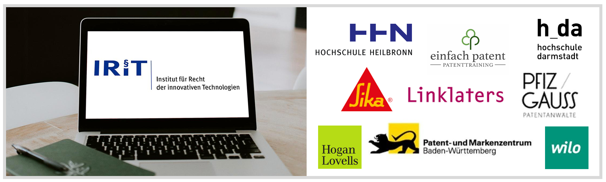 Online-Weiterbildungslehrgang ‚Praxiswissen Patente‘ am Institut für Recht der innovativen Technologien (IRiT)